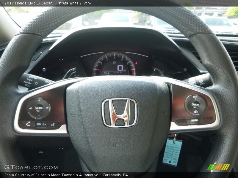 Taffeta White / Ivory 2017 Honda Civic LX Sedan