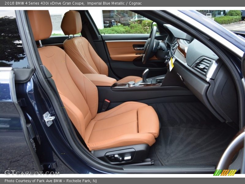 Imperial Blue Metallic / Cognac 2018 BMW 4 Series 430i xDrive Gran Coupe