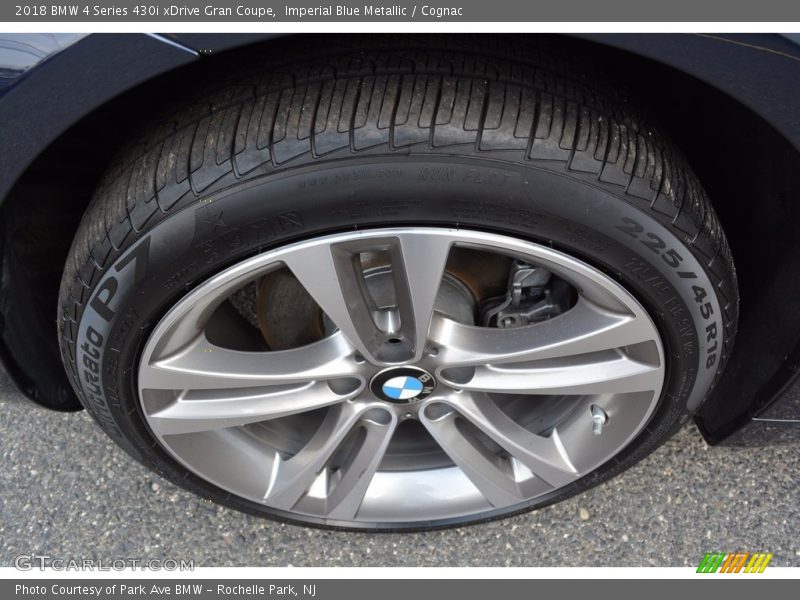 Imperial Blue Metallic / Cognac 2018 BMW 4 Series 430i xDrive Gran Coupe