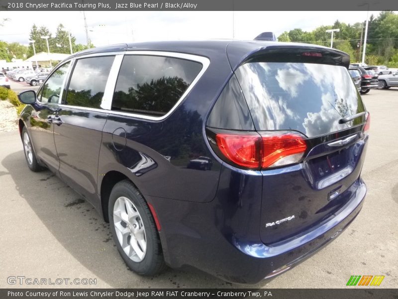 Jazz Blue Pearl / Black/Alloy 2018 Chrysler Pacifica Touring Plus