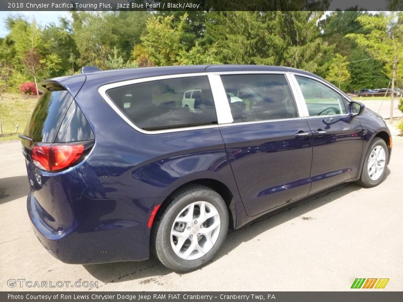 Jazz Blue Pearl / Black/Alloy 2018 Chrysler Pacifica Touring Plus