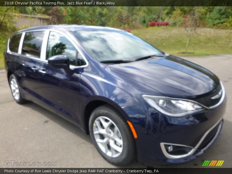 Jazz Blue Pearl / Black/Alloy 2018 Chrysler Pacifica Touring Plus