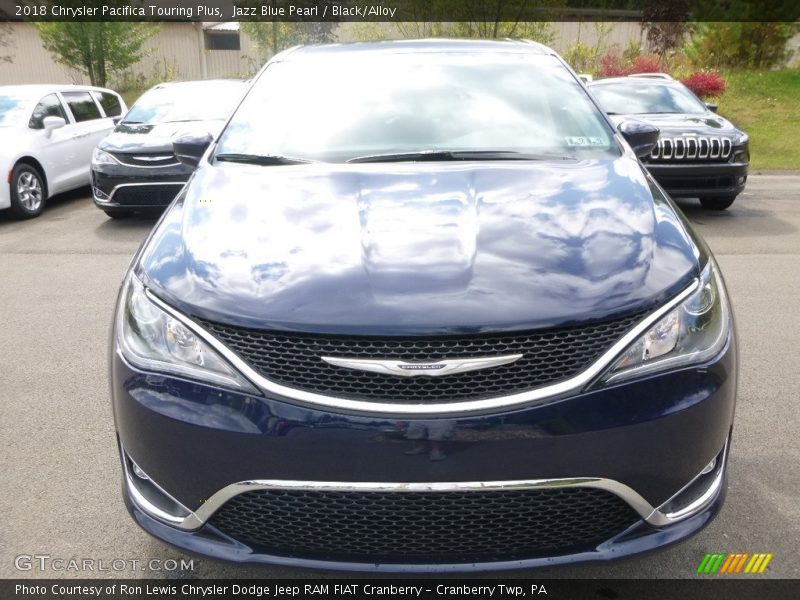 Jazz Blue Pearl / Black/Alloy 2018 Chrysler Pacifica Touring Plus