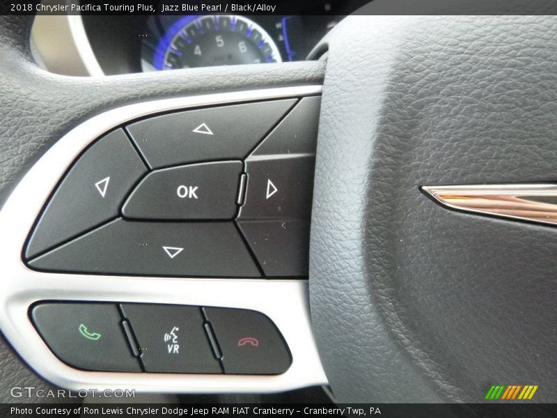Jazz Blue Pearl / Black/Alloy 2018 Chrysler Pacifica Touring Plus