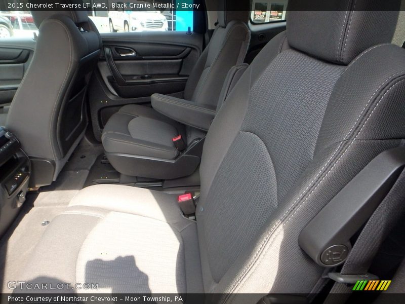 Black Granite Metallic / Ebony 2015 Chevrolet Traverse LT AWD