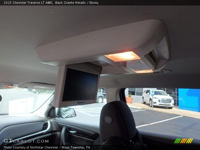 Black Granite Metallic / Ebony 2015 Chevrolet Traverse LT AWD