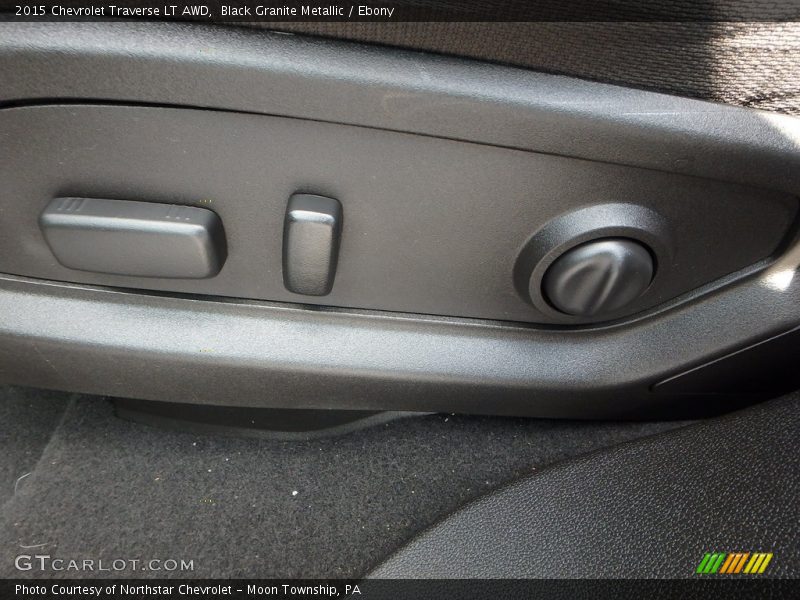 Black Granite Metallic / Ebony 2015 Chevrolet Traverse LT AWD