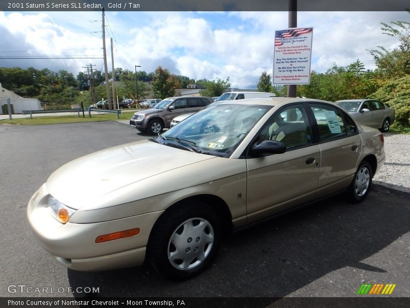 Gold / Tan 2001 Saturn S Series SL1 Sedan