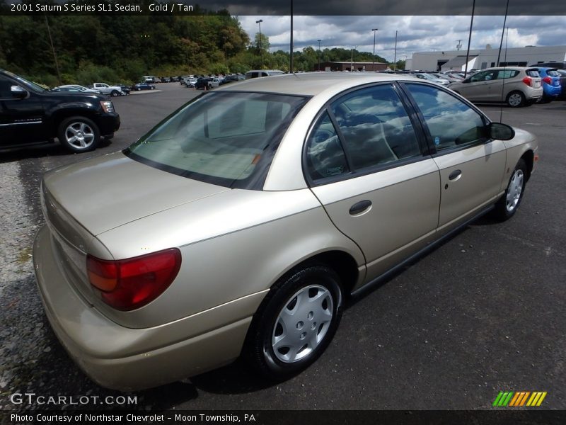 Gold / Tan 2001 Saturn S Series SL1 Sedan