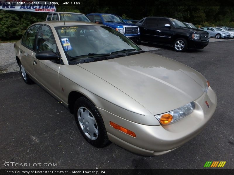 Gold / Tan 2001 Saturn S Series SL1 Sedan