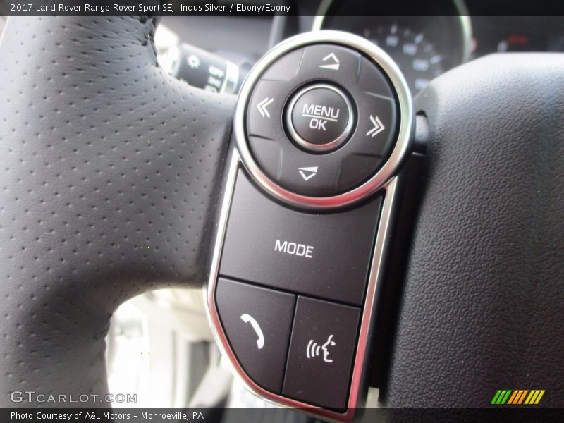 Indus Silver / Ebony/Ebony 2017 Land Rover Range Rover Sport SE