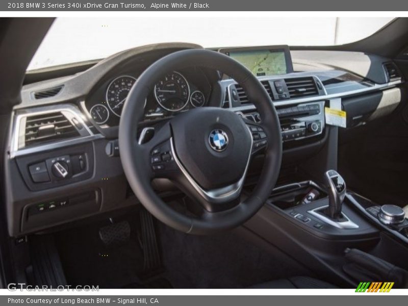 Alpine White / Black 2018 BMW 3 Series 340i xDrive Gran Turismo