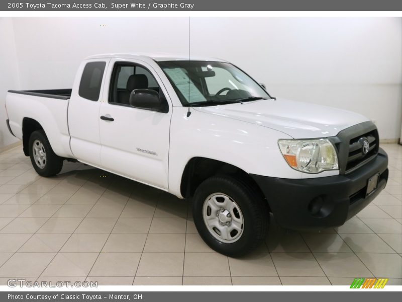 Super White / Graphite Gray 2005 Toyota Tacoma Access Cab
