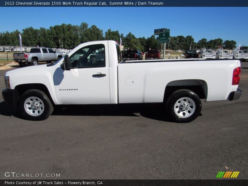 Summit White / Dark Titanium 2013 Chevrolet Silverado 1500 Work Truck Regular Cab