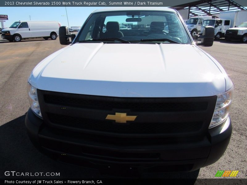 Summit White / Dark Titanium 2013 Chevrolet Silverado 1500 Work Truck Regular Cab