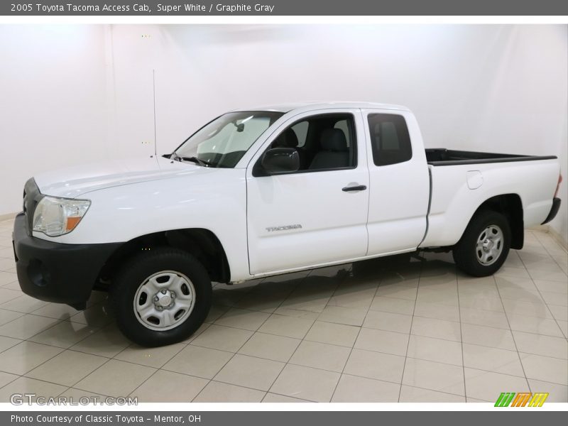 Super White / Graphite Gray 2005 Toyota Tacoma Access Cab