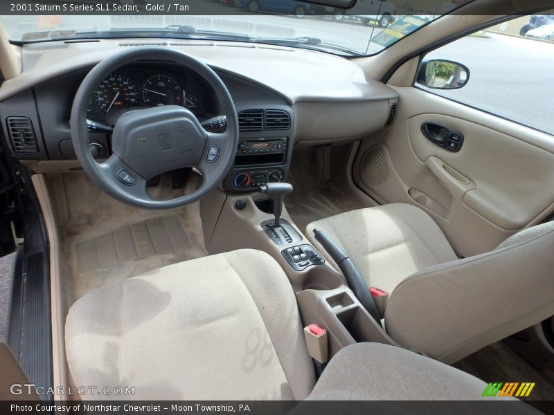 Gold / Tan 2001 Saturn S Series SL1 Sedan