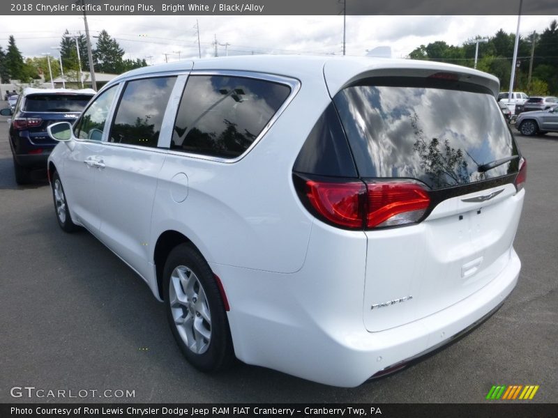 Bright White / Black/Alloy 2018 Chrysler Pacifica Touring Plus