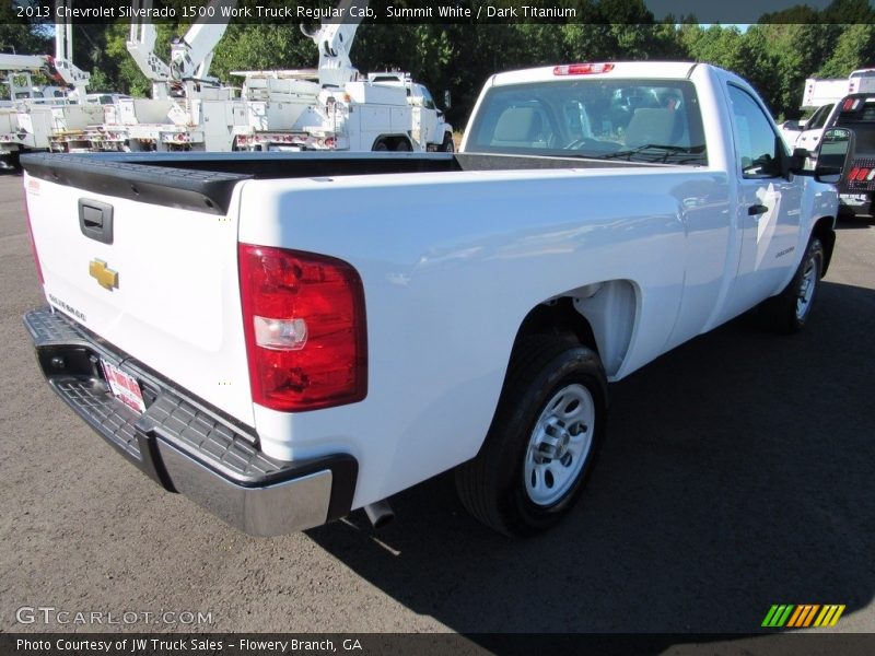 Summit White / Dark Titanium 2013 Chevrolet Silverado 1500 Work Truck Regular Cab