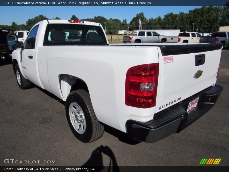 Summit White / Dark Titanium 2013 Chevrolet Silverado 1500 Work Truck Regular Cab