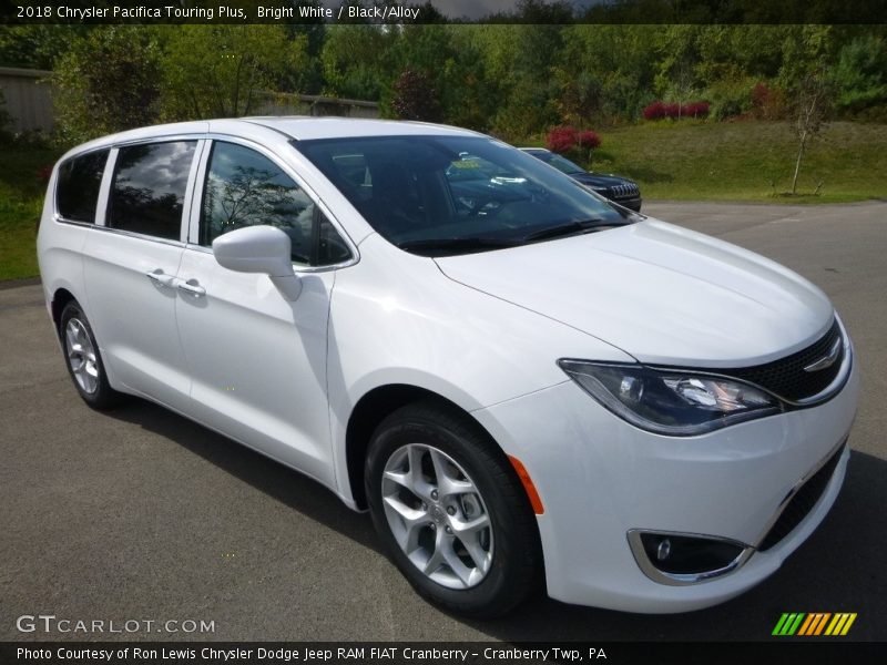 Bright White / Black/Alloy 2018 Chrysler Pacifica Touring Plus