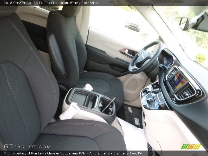 Bright White / Black/Alloy 2018 Chrysler Pacifica Touring Plus