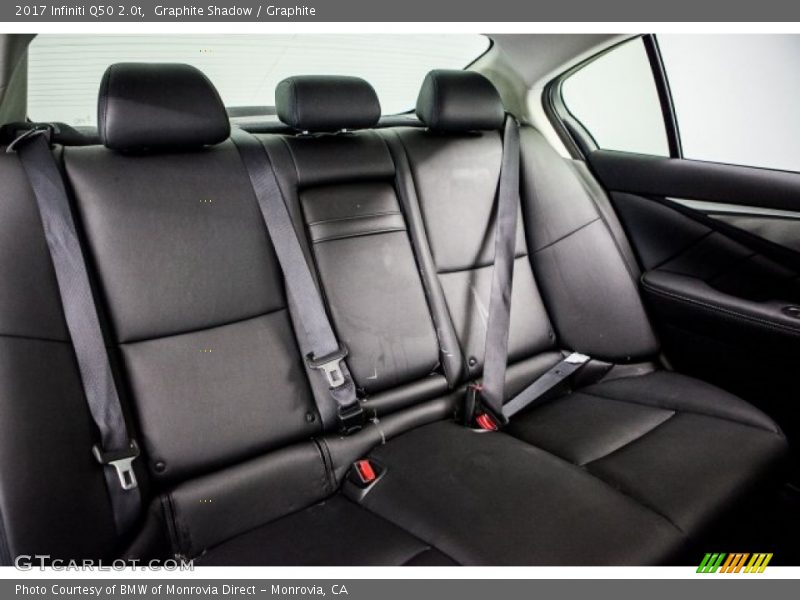 Rear Seat of 2017 Q50 2.0t