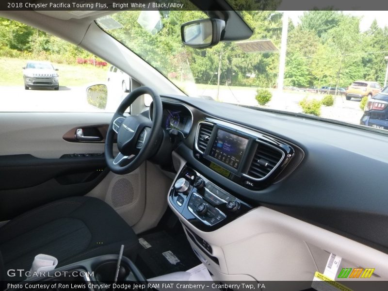 Bright White / Black/Alloy 2018 Chrysler Pacifica Touring Plus