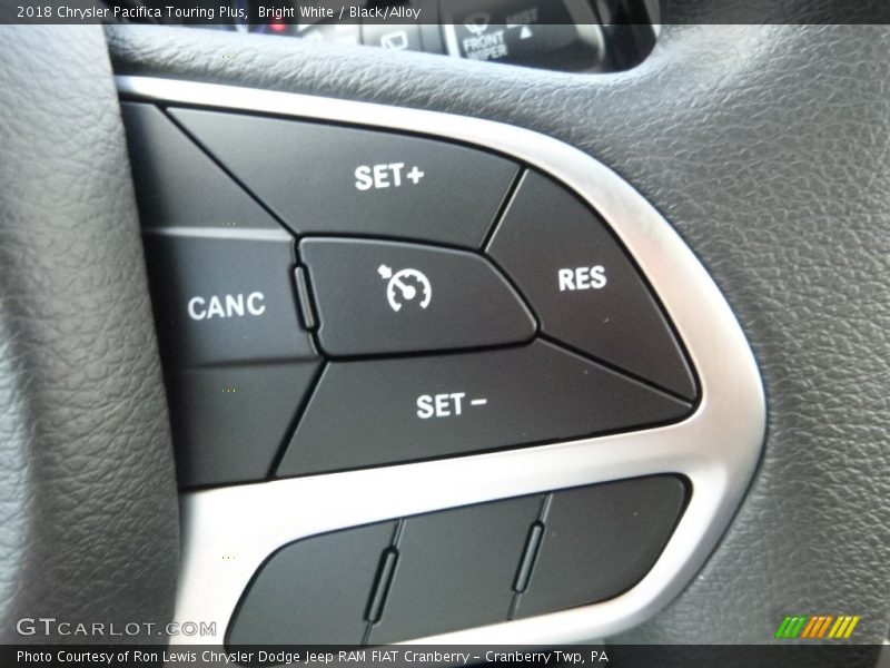 Bright White / Black/Alloy 2018 Chrysler Pacifica Touring Plus