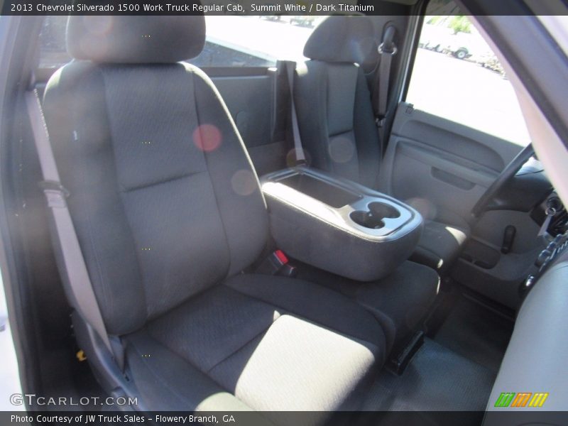 Summit White / Dark Titanium 2013 Chevrolet Silverado 1500 Work Truck Regular Cab