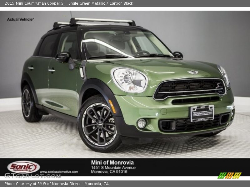 Jungle Green Metallic / Carbon Black 2015 Mini Countryman Cooper S