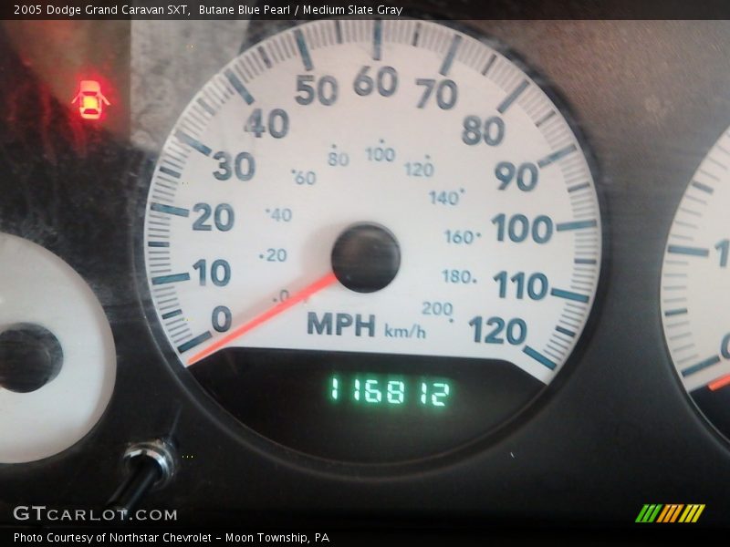 Butane Blue Pearl / Medium Slate Gray 2005 Dodge Grand Caravan SXT