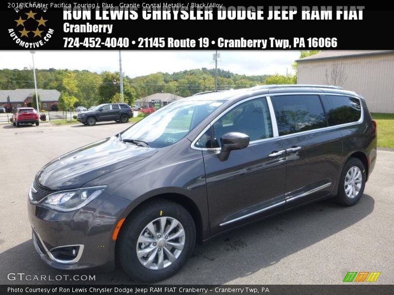 Granite Crystal Metallic / Black/Alloy 2018 Chrysler Pacifica Touring L Plus