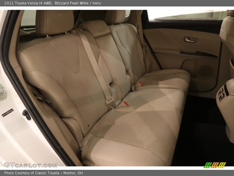 Blizzard Pearl White / Ivory 2011 Toyota Venza I4 AWD