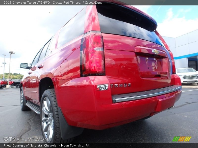 Crystal Red Tintcoat / Cocoa/Dune 2015 Chevrolet Tahoe LTZ 4WD