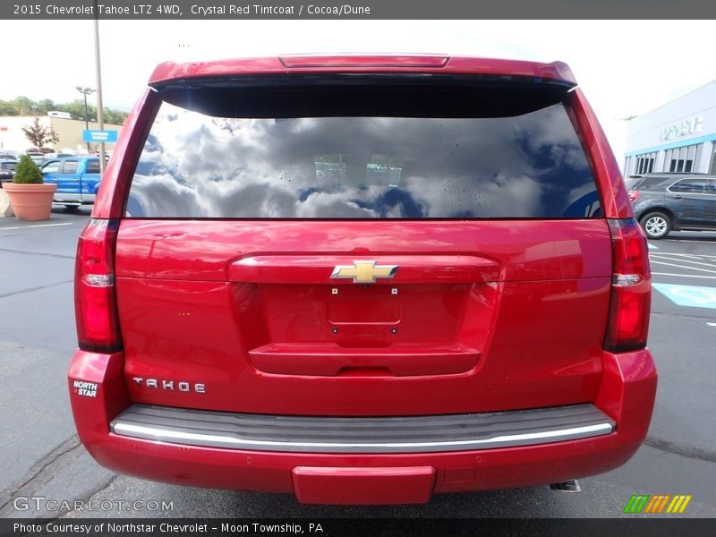 Crystal Red Tintcoat / Cocoa/Dune 2015 Chevrolet Tahoe LTZ 4WD