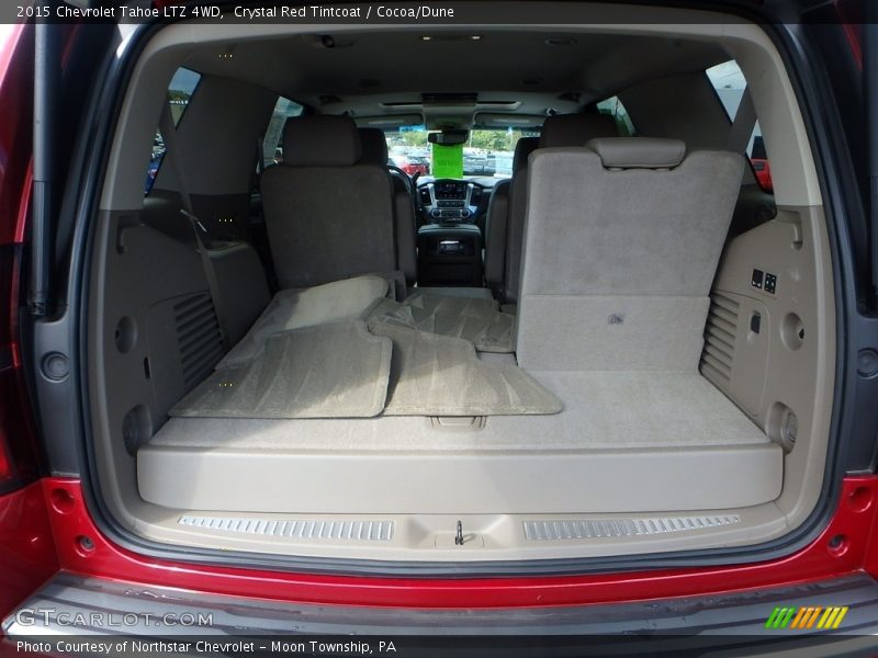 Crystal Red Tintcoat / Cocoa/Dune 2015 Chevrolet Tahoe LTZ 4WD