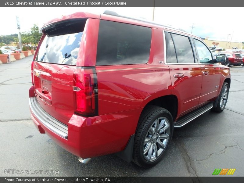 Crystal Red Tintcoat / Cocoa/Dune 2015 Chevrolet Tahoe LTZ 4WD