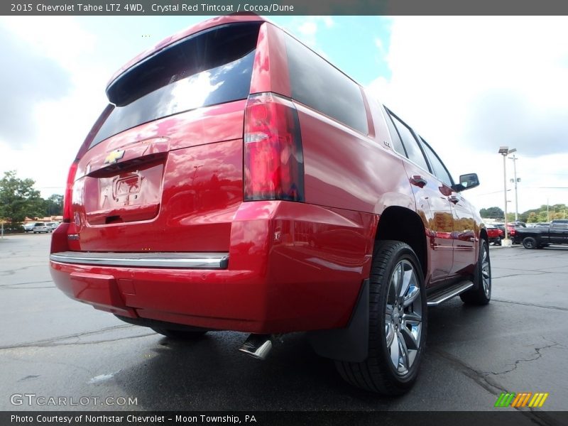 Crystal Red Tintcoat / Cocoa/Dune 2015 Chevrolet Tahoe LTZ 4WD