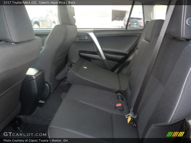 Galactic Aqua Mica / Black 2017 Toyota RAV4 XLE