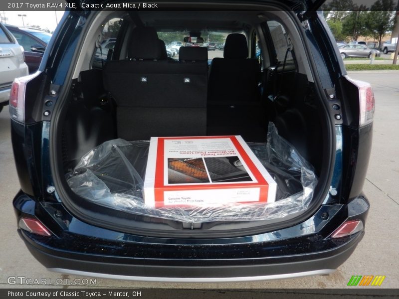 Galactic Aqua Mica / Black 2017 Toyota RAV4 XLE