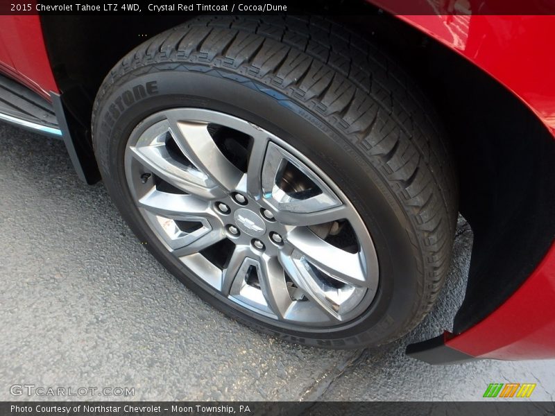 Crystal Red Tintcoat / Cocoa/Dune 2015 Chevrolet Tahoe LTZ 4WD