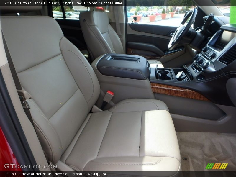 Crystal Red Tintcoat / Cocoa/Dune 2015 Chevrolet Tahoe LTZ 4WD