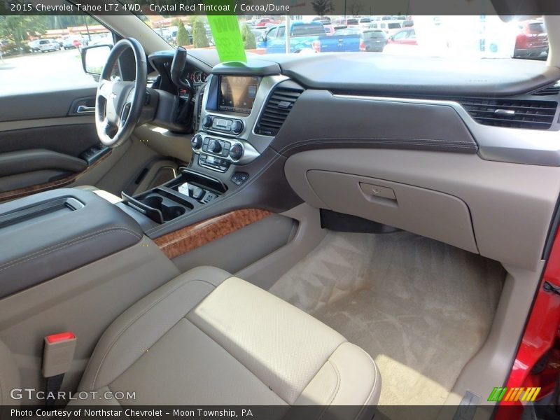 Crystal Red Tintcoat / Cocoa/Dune 2015 Chevrolet Tahoe LTZ 4WD