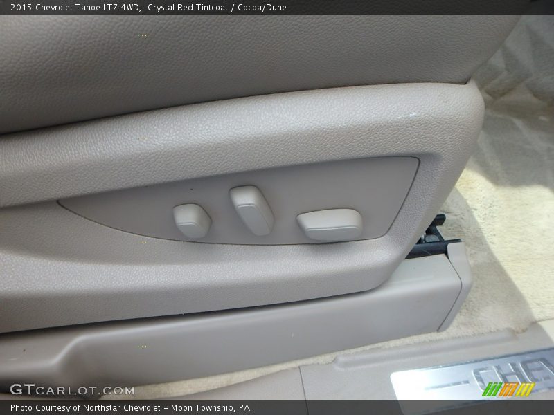 Crystal Red Tintcoat / Cocoa/Dune 2015 Chevrolet Tahoe LTZ 4WD
