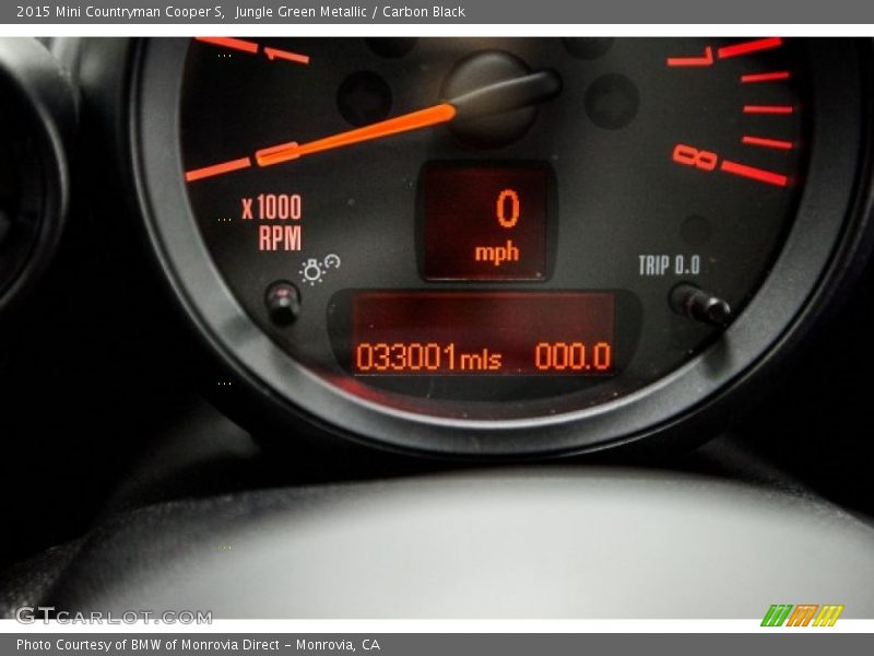 Jungle Green Metallic / Carbon Black 2015 Mini Countryman Cooper S