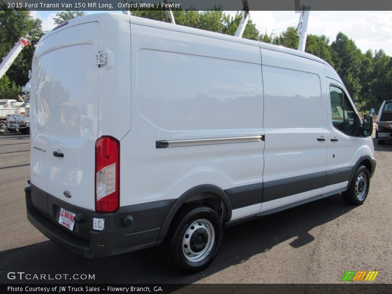 Oxford White / Pewter 2015 Ford Transit Van 150 MR Long