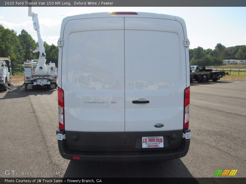 Oxford White / Pewter 2015 Ford Transit Van 150 MR Long