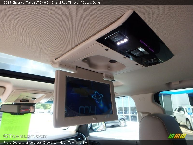 Crystal Red Tintcoat / Cocoa/Dune 2015 Chevrolet Tahoe LTZ 4WD