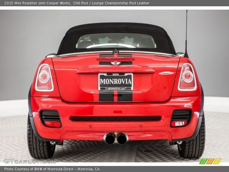 Chili Red / Lounge Championship Red Leather 2015 Mini Roadster John Cooper Works
